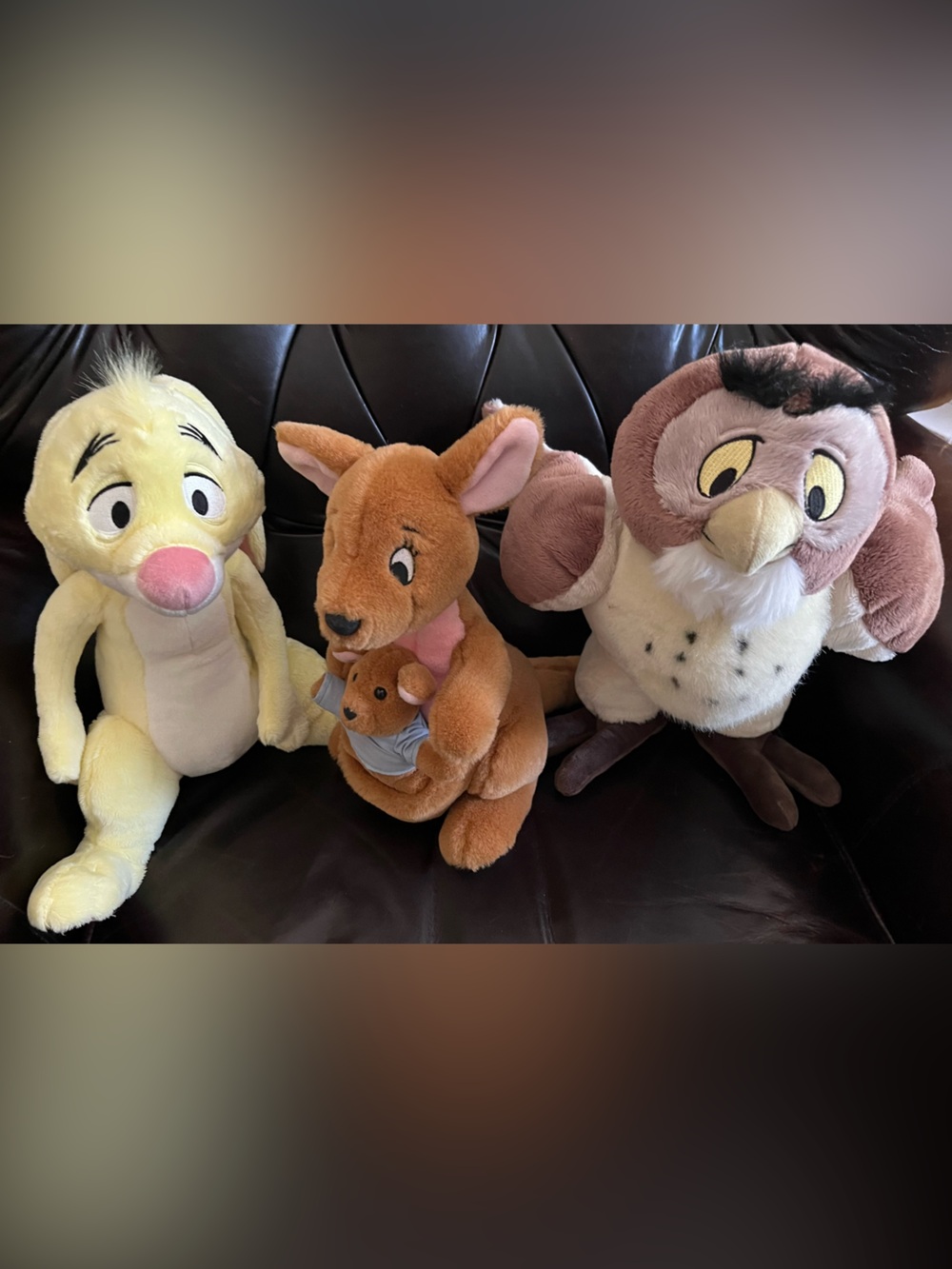 Disney Store Winnie The Pooh Friends Rabbit, Kanga, Roo and Owl